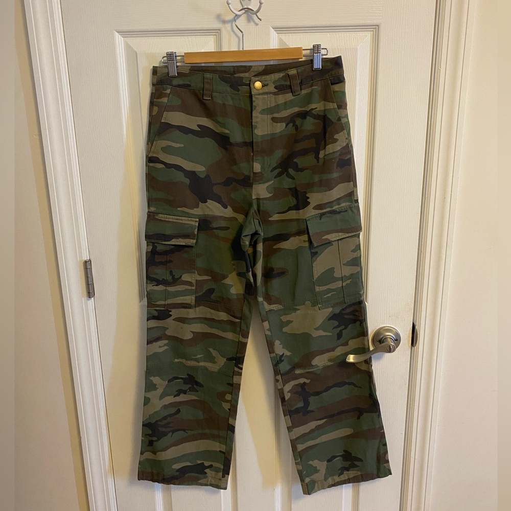 Camo cargo pants